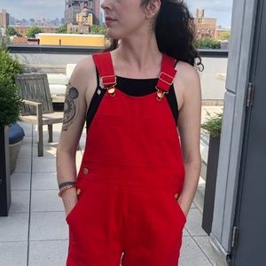 Mustang Red Big Bud Press Overalls